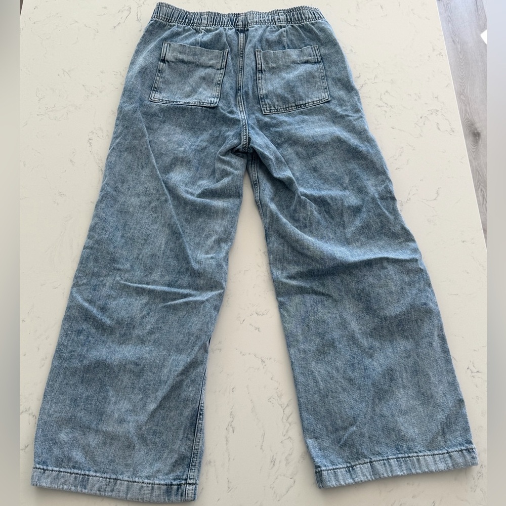 Pull On Wide Leg High Waisted Cargo Gap Pants - Picture 2 of 7